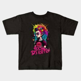 Punk Girl - Social Distortion Vintage Kids T-Shirt